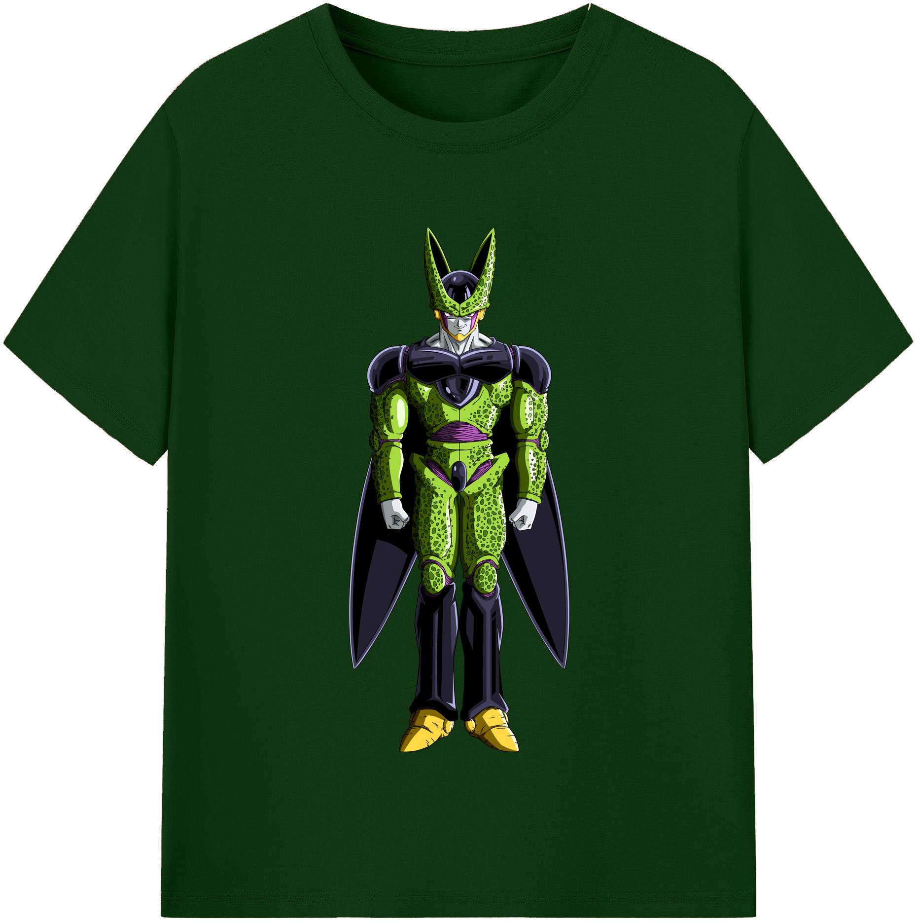 （画像用） ドラゴンボール セル DRAGON BALL Cell 綿100％半袖Tシャツ（フロントプリント）